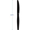 Boardwalk Heavyweight Polystyrene Cutlery, Knife, Black, 1000/carton
