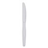 Boardwalk Heavyweight Polystyrene Cutlery, Knife, White, 1000/Carton
