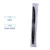 Boardwalk Heavyweight Wrapped Polystyrene Cutlery, Knife, Black, 1,000/Carton