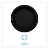 Boardwalk Hi-Impact Plastic Dinnerware, Plate, 6″ dia, Black, 1,000/Carton