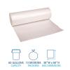 Boardwalk High Density Industrial Can Liners Coreless Rolls, 60 gal, 13 microns, 38 x 60, Natural, 25 Bags/Roll, 8 Rolls/Carton