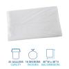 Boardwalk High Density Industrial Can Liners Flat Pack, 45 gal, 16 microns, 40 x 48, Natural, 200/Carton