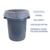 Boardwalk High Density Industrial Can Liners Flat Pack, 45 gal, 16 microns, 40 x 48, Natural, 200/Carton