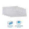 Boardwalk High Density Industrial Can Liners Flat Pack, 60 gal, 13 microns, 38 x 60, Natural, 200/Carton