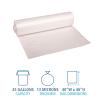 Boardwalk High-Density Can Liners, 45 gal, 13 mic, 40″ x 46″, Natural, 25 Bags/Roll, 10 Rolls/Carton(Natural)