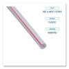 Boardwalk JSTW775S24 Jumbo Straws, 7 3/4″, Plastic, Red w/White Stripe, Pack of 500 (Case of 24 Packs)