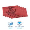 Boardwalk Linear Low Density Health Care Trash Can Liners, 33 gal, 1.3 mil, 33 x 39, Red, 150/Carton