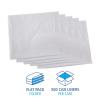Boardwalk Linear Low Density Industrial Can Liners, 10 gal, 0.5 mil, 24 x 23, White, 500/Carton