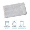 Boardwalk Linear Low Density Industrial Can Liners, 30 gal, 0.9 mil, 30 x 36, White, 100/Carton