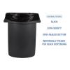 Boardwalk Linear Low Density Industrial Can Liners, 33 gal, 0.6 mil, 33 x 39, Black, 200/Carton