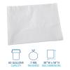 Boardwalk Linear Low Density Industrial Can Liners, 33 gal, 1.3 mil, 33 x 39, Gray, 100/Carton(White)