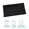 Boardwalk Linear Low Density Industrial Can Liners, 45 gal, 1.7 mil, 40 x 46, Black, 100/Carton