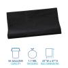 Boardwalk Linear Low Density Industrial Can Liners, 56 gal, 1.7 mil, 43 x 47, Black, 100/Carton(Black)