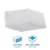 Boardwalk Linear Low Density Industrial Can Liners, 56 gal, 1.7 mil, 43 x 47, Black, 100/Carton(White)