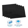 Boardwalk Linear Low Density Industrial Can Liners, 60 gal, 0.7 mil, 38 x 58, Black, 100/Carton