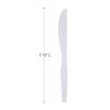 Boardwalk Mediumweight Polystyrene Cutlery, Knife, White, 10 Boxes of 100/Carton