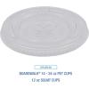 Boardwalk PET Cold Cup Lids, Fits 12 oz Squat and 14 to 24 oz Plastic Cups, Clear, 1,000/Carton
