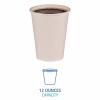 Boardwalk Paper Hot Cups, 12 oz, White, 50 Cups/Sleeve, 20 Sleeves/Carton