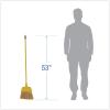 Boardwalk Poly Bristle Angler Broom, 53″ Handle, Yellow, 12/Carton