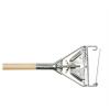 Boardwalk Quick Change Metal Head Mop Handle for No. 20 and Up Heads, 54″ Wood Handle