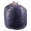 Boardwalk Recycled Low-Density Polyethylene Can Liners, 56 Gallon Garbage Bags, 1.1 mil, 43″ x 47″, Clear, 10 Bags/Roll, 10 Rolls/Carton