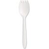 Boardwalk SPORK Mediumweight Polypropylene Cutlery, Spork, White (Case of 1000)(9″)