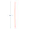 Boardwalk STRU525R10 Unwrapped Single-Tube Stir-Straws, 5 1/4″, Red, Pack of 1000 (Case of 10)