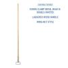 Boardwalk Spring Grip Metal Head Mop Handle for Most Mop Heads, Wood, 60″, Natural
