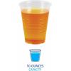 Boardwalk TRANSCUP10CT Translucent Plastic Cold Cups, 10oz (Case of 1000)