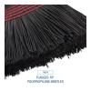 Boardwalk UNS 930BP BWK930BP Flag-Tip Push Broom, Poly Bristles, 42″ Handle, Natural/Black (Pack of 12)