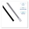 Boardwalk Wrapped Jumbo Straws, 7.75″, Polypropylene, Black, 250/Pack, 50 Packs/Carton