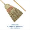 C-BROOM PARLOR MIXED FIBER WOOD HANDLE