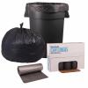 Boardwalk 4046SH Low-Density Can Liners, 45gal, .95mil, 40w x 46h, Gray (4 Rolls of 25)(Gray)