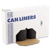 Boardwalk 519 SH-Grade Repro Can Liners, 38×58, 60gal, 1.2mil, Black, 10 Bags per Roll (Case of 10 Rolls)