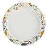 Boardwalk Deerfield Printed Paper Plates, 9″ Dia, Coated/soak Proof, Multicolor, 125/pack, 8 Packs/carton