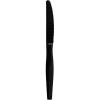 Boardwalk Heavyweight Polystyrene Cutlery, Knife, Black, 1000/carton