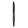 Boardwalk Heavyweight Wrapped Polystyrene Cutlery, Knife, Black, 1,000/Carton