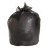 Boardwalk Low-Density Waste Can Liners, 45 gal, 0.6 mil, 40″ x 46″, Black, 25 Bags/Roll, 4 Rolls/Carton(Black)