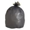Boardwalk Low-Density Waste Can Liners, 45 gal, 0.6 mil, 40″ x 46″, Black, 25 Bags/Roll, 4 Rolls/Carton(Gray)