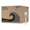 Boardwalk Mediumweight Polystyrene Cutlery, Teaspoon, White, 10 Boxes of 100/Carton