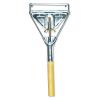 Boardwalk Quick Change Metal Head Mop Handle for No. 20 and Up Heads, 54″ Wood Handle