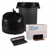 Boardwalk Recycled Low-Density Polyethylene Can Liners, 33 Gallon Garbage Bags, 1.2 mil, 33″ x 39″, Black, 10 Bags/Roll, 10 Rolls/Carton