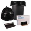 Boardwalk Recycled Low-Density Polyethylene Can Liners, 45 Gallon Garbage Bags, 1 mil, 40″ x 48″, Black, 10 Bags/Roll, 10 Rolls/Carton