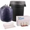 Boardwalk Recycled Low-Density Polyethylene Can Liners, 56 Gallon Garbage Bags, 1.4 mil, 43″ x 47″, Clear, 10 Bags/Roll, 10 Rolls/Carton