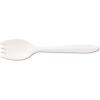 Boardwalk SPORK Mediumweight Polypropylene Cutlery, Spork, White (Case of 1000)(9″)