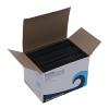 Boardwalk STRU525B10 Unwrapped Single-Tube Stir-Straws, 5 1/4″, Black, Pack of 1000 (Case of 10)