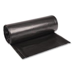 Boardwalk 523 Super Extra-Heavy Repro Can Liner, 38×58, 1.6 Mil, 60gal, Blk, 10 Bags per Roll (Case of 10 Rolls)