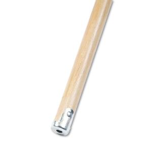 Boardwalk BWK834 Lie-Flat Screw-in Mop Handle, Lacquered Wood, 1 1/8″ Diameter x 60″ Length, Natural