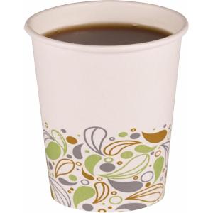 Boardwalk BWKDEER8HCUP Deerfield Printed 8 oz. Paper Hot Cups (20 Cups/Sleeve, 50 Sleeves/Carton)