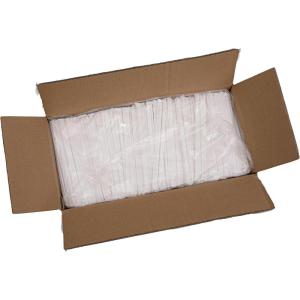 Boardwalk BWKPPRSTRWWR 7.75 in. x 0.25 in. Individually Wrapped Paper Straws – White (3200/Carton)
